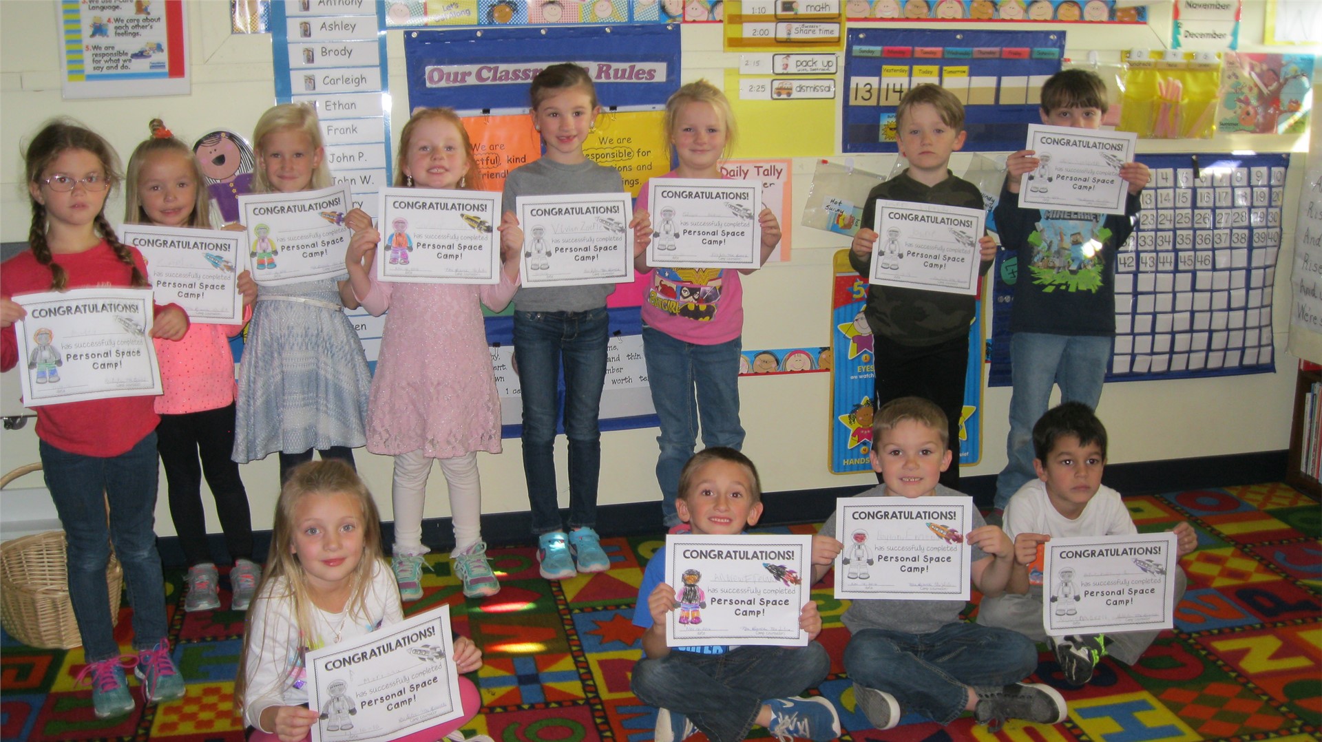 Personal Space Camp Graduates!