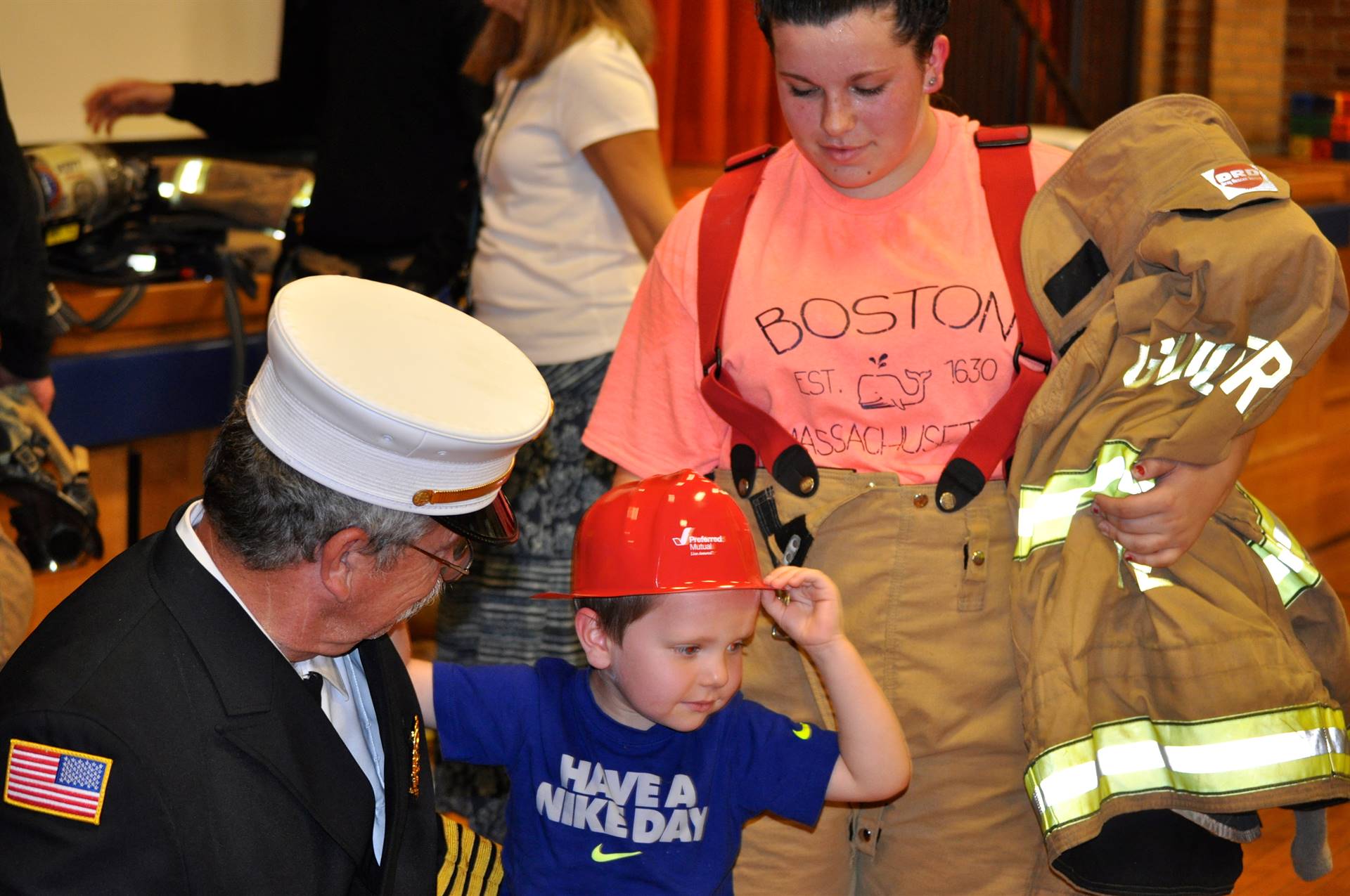 firefighters visit Guilford!