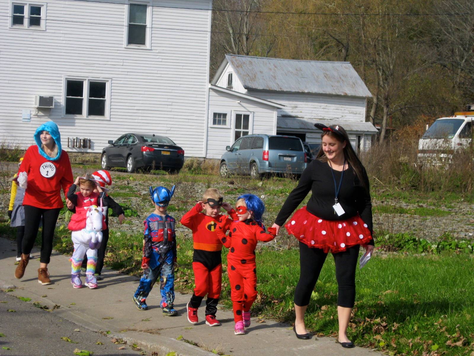 Guilford fall parade complete with MINI MOUSE!