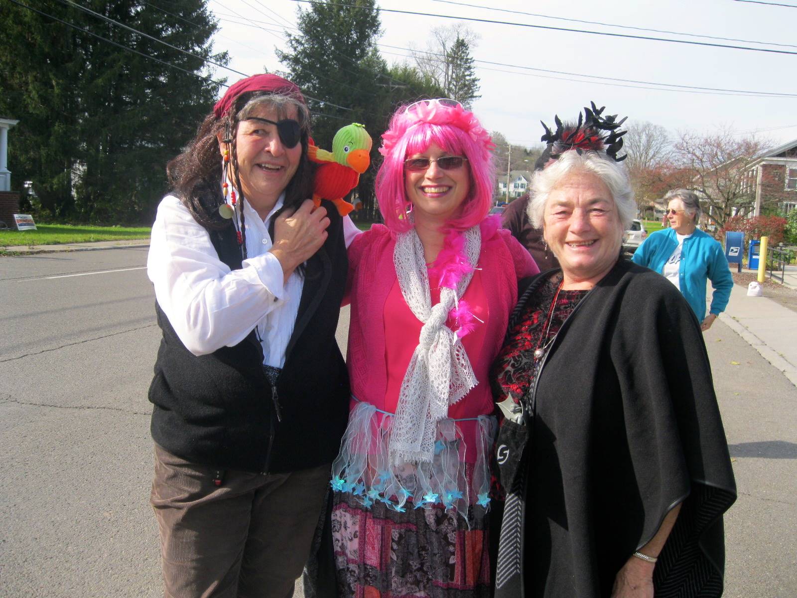 A pirate, bucket-filling fairy and Leanne! Yikes