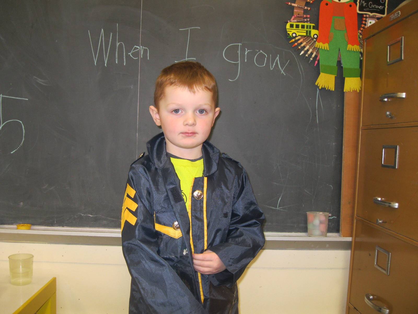  student dressed up as a police officer.