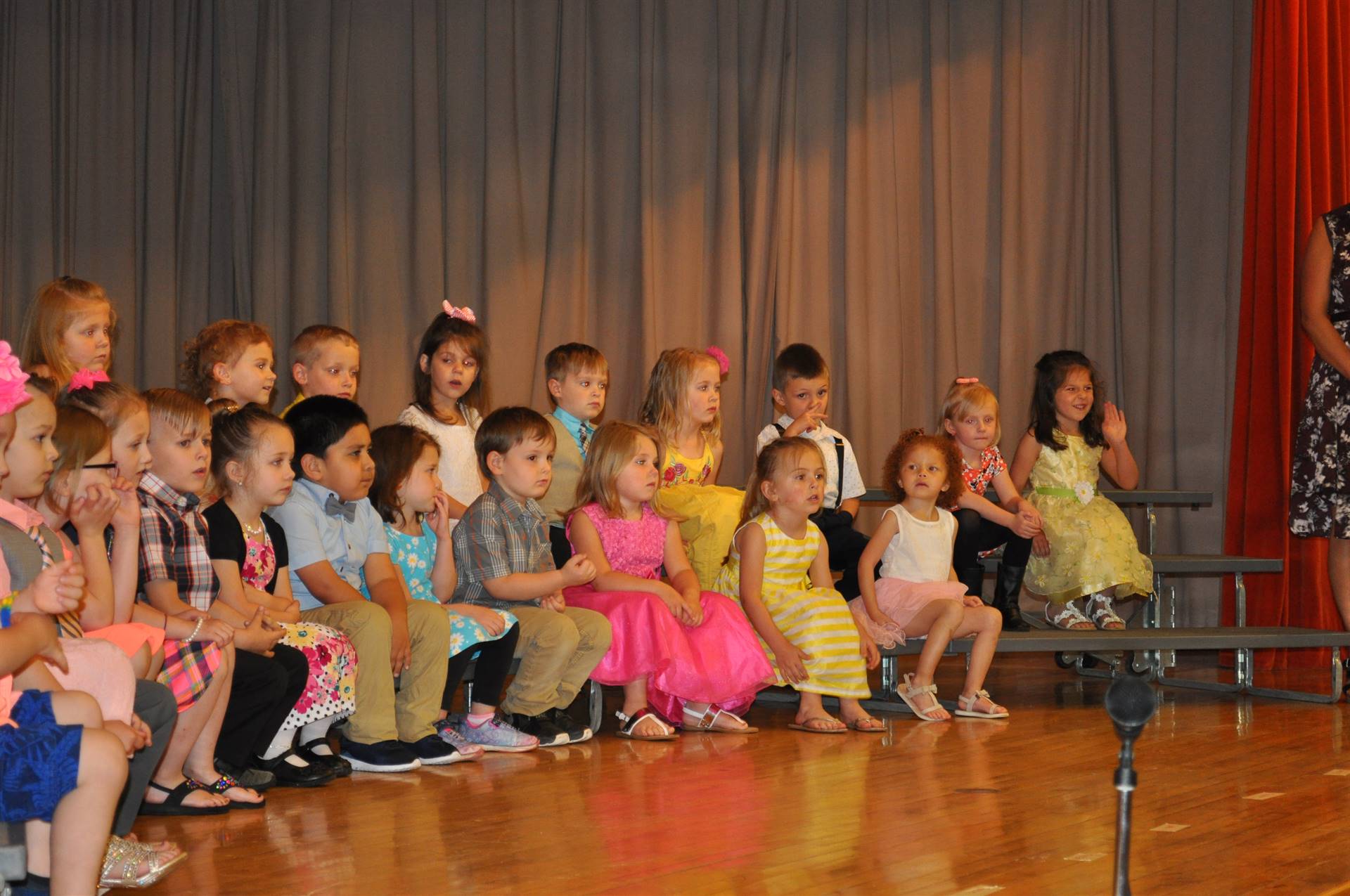 2018 Spring concert pre k students