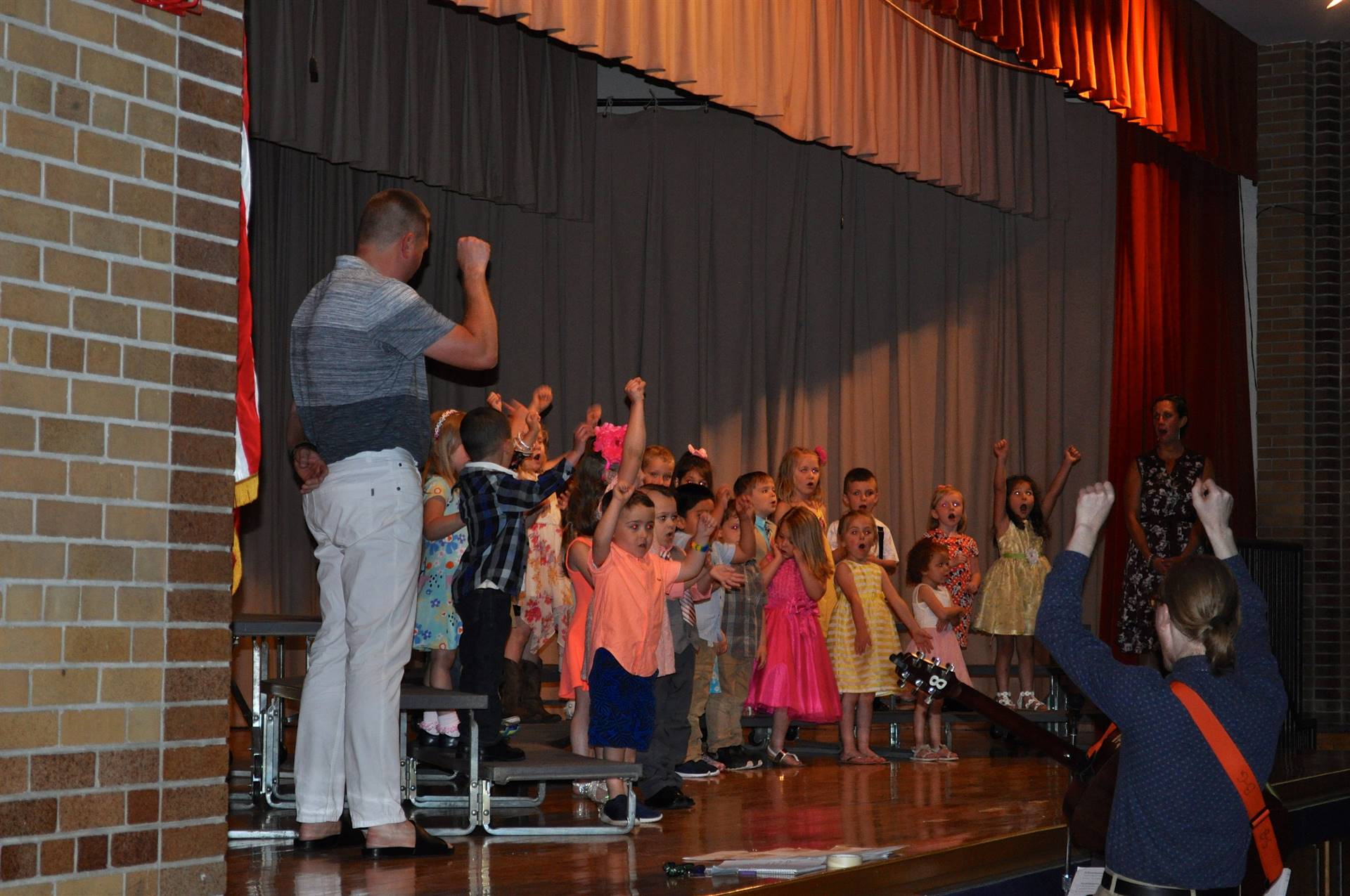 2018 Spring concert pre k students singing