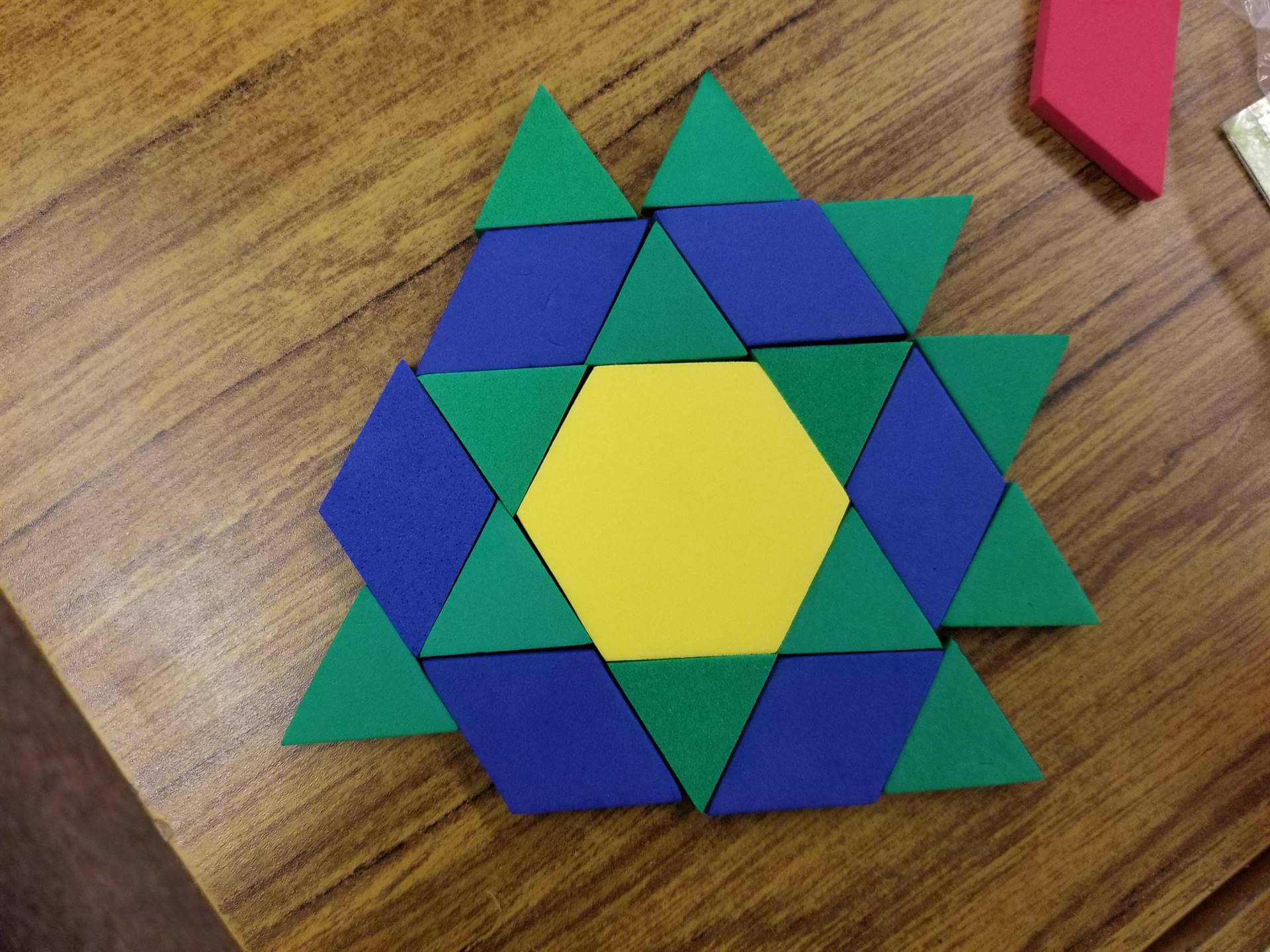 Math project with tile.