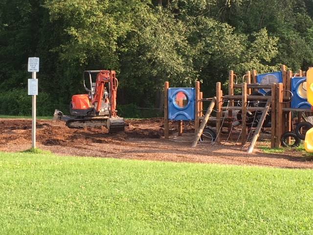 Greenlawn - Playground construction