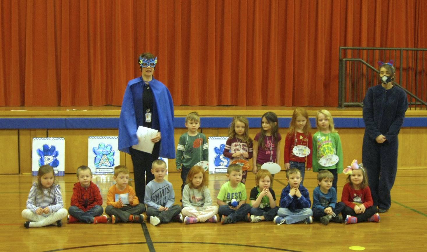 Super hero Goal Getter with Pre-K Goal Getters!