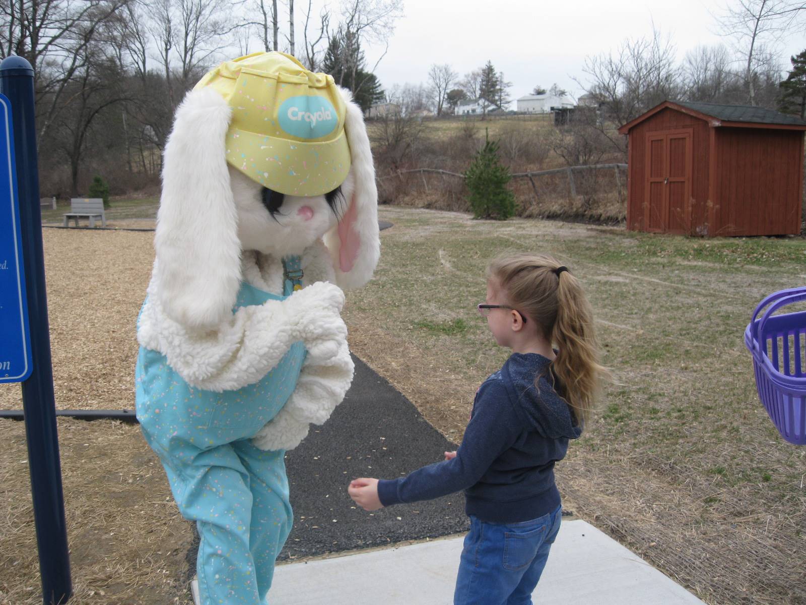 High five easter bunny!