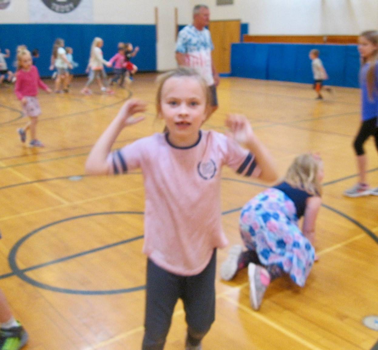 students play Monster mud tag