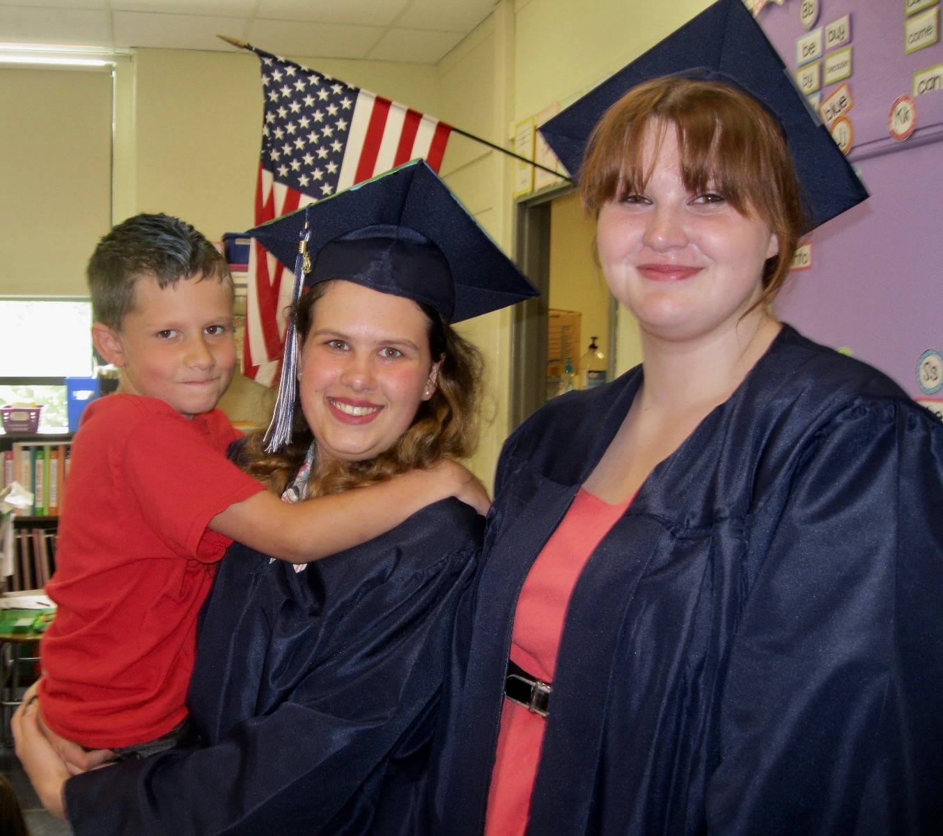 Siblings celebrate