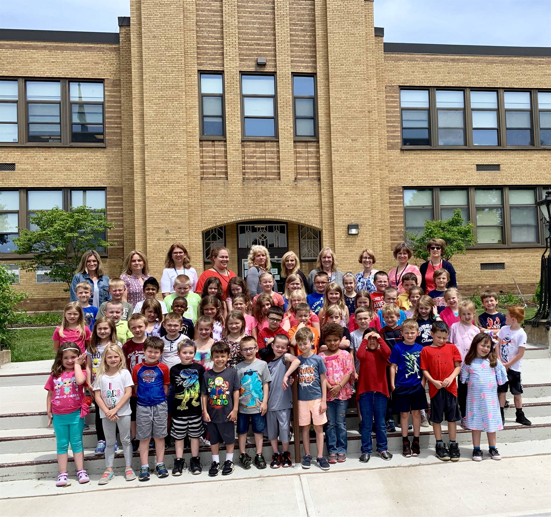 First grade and staff