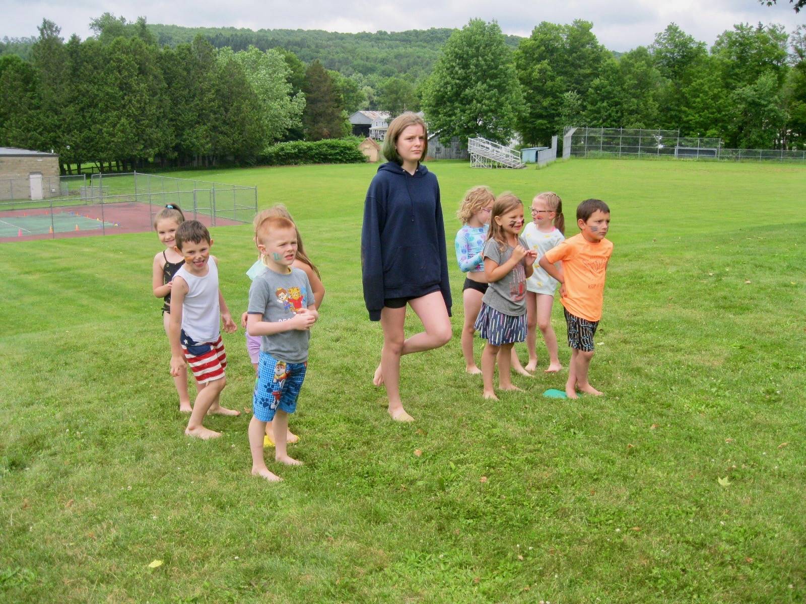 Students at playday.