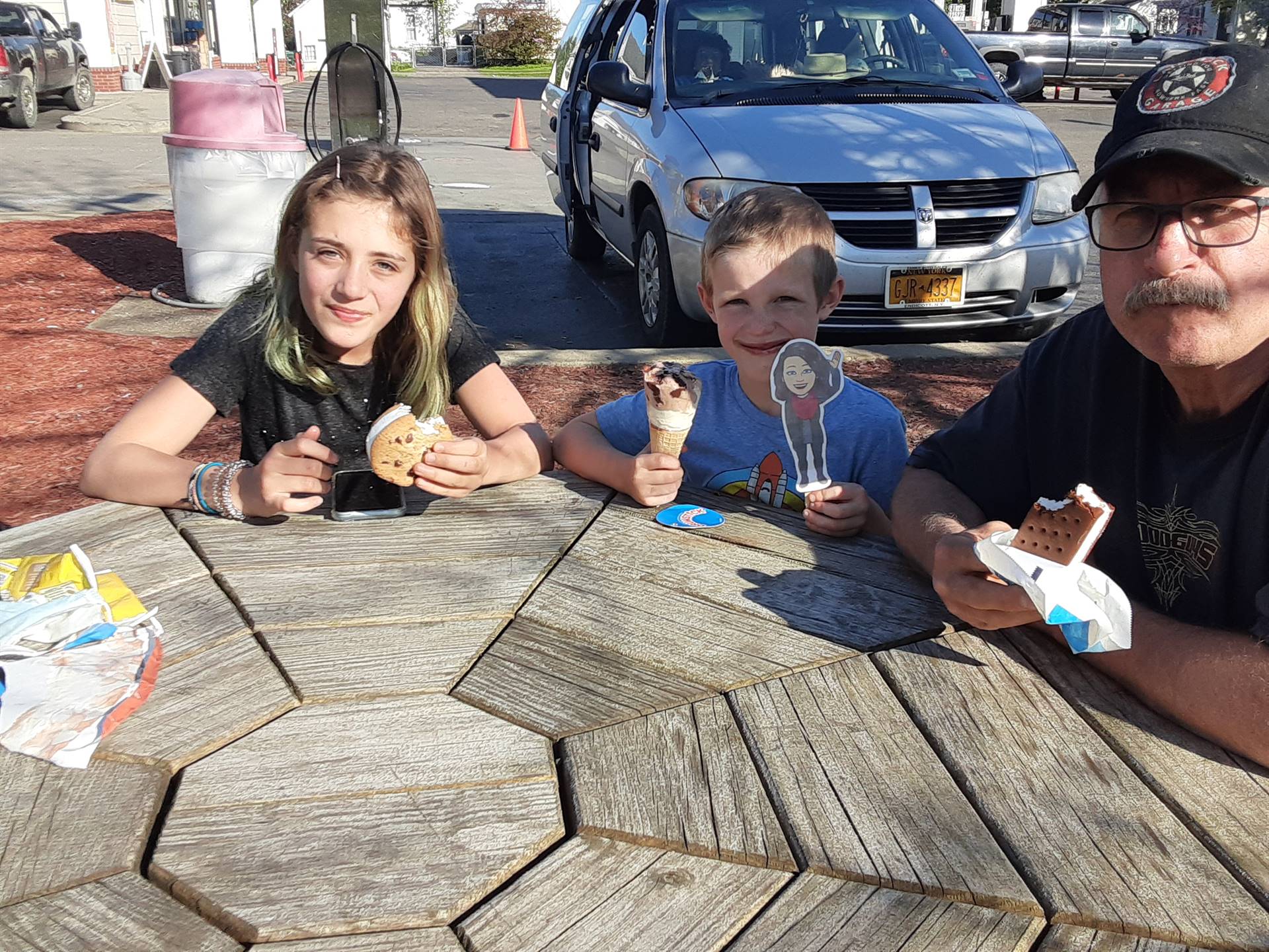 Family ice cream time!