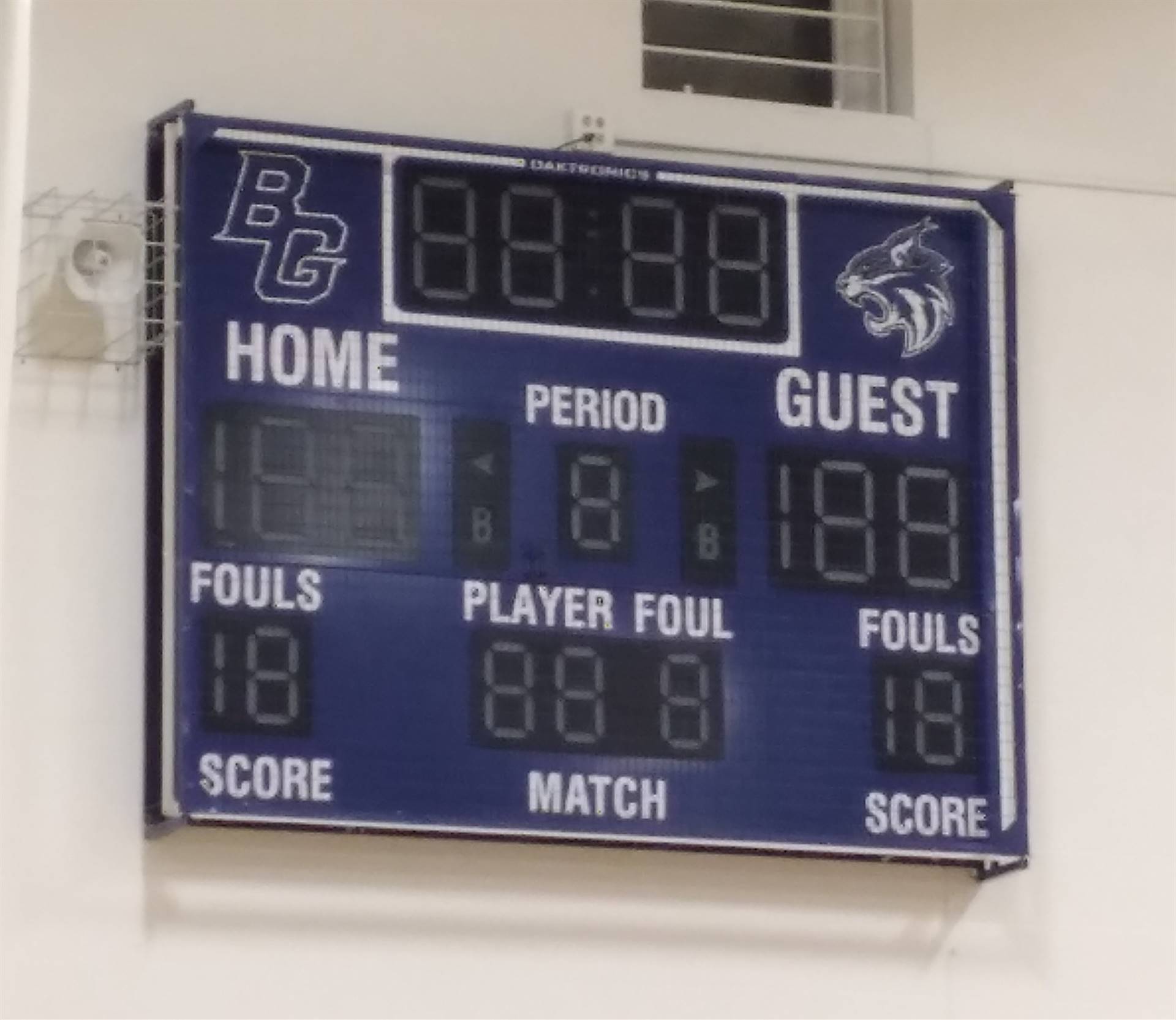 MPR Renovation 2021 Scoreboard