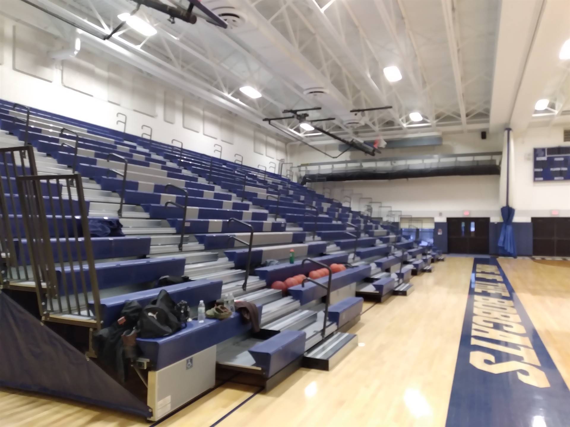 MPR Renovation 2021 New Bleachers