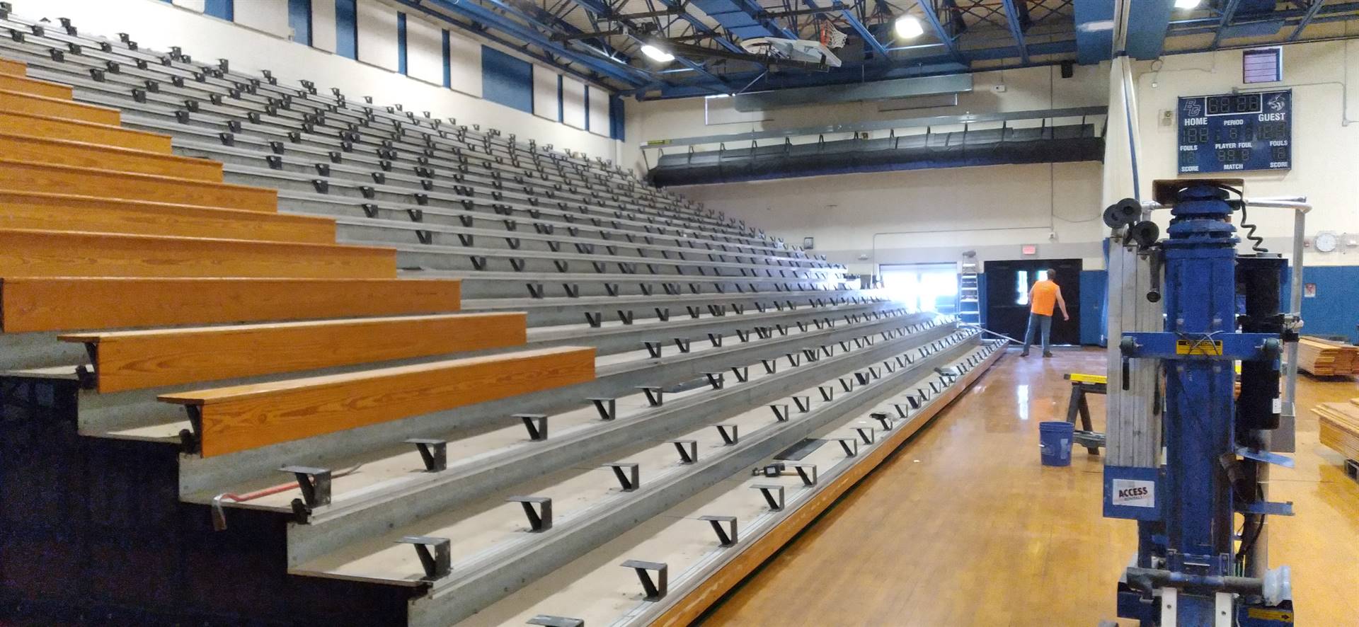 MPR Renovation 2021 Old bleachers 