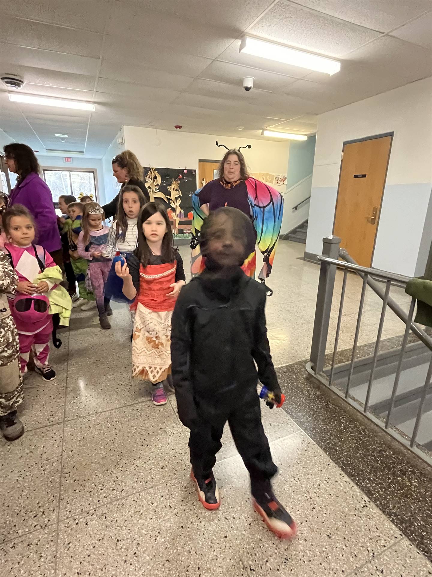 group of students dressed up for Halloween