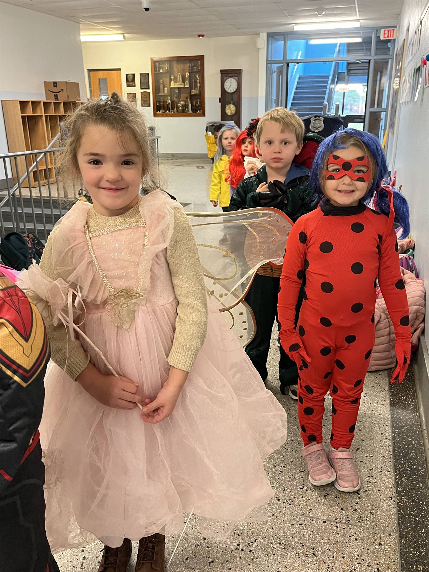 group of students dressed up for Halloween