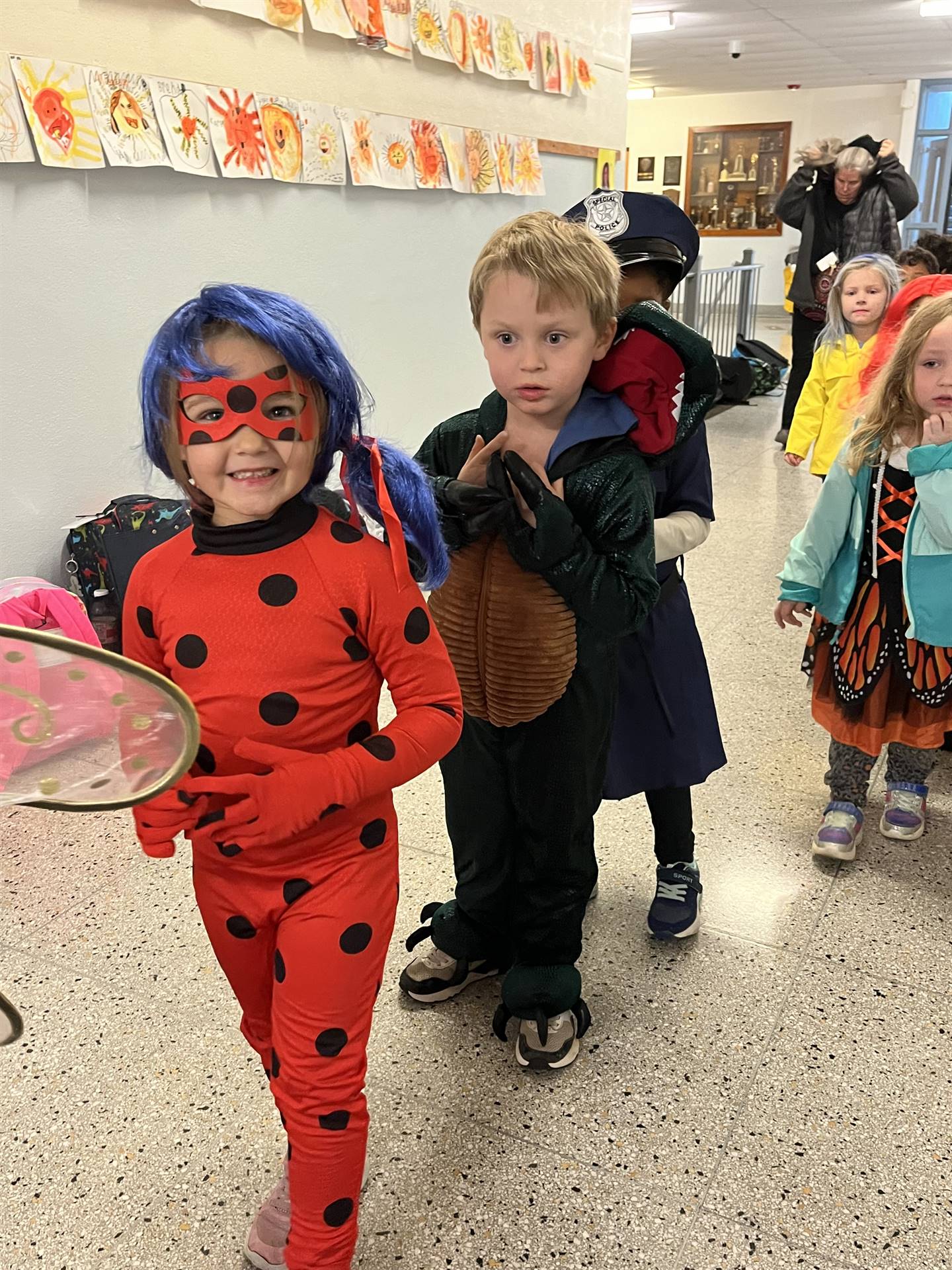 a group of students dressed up for Halloween