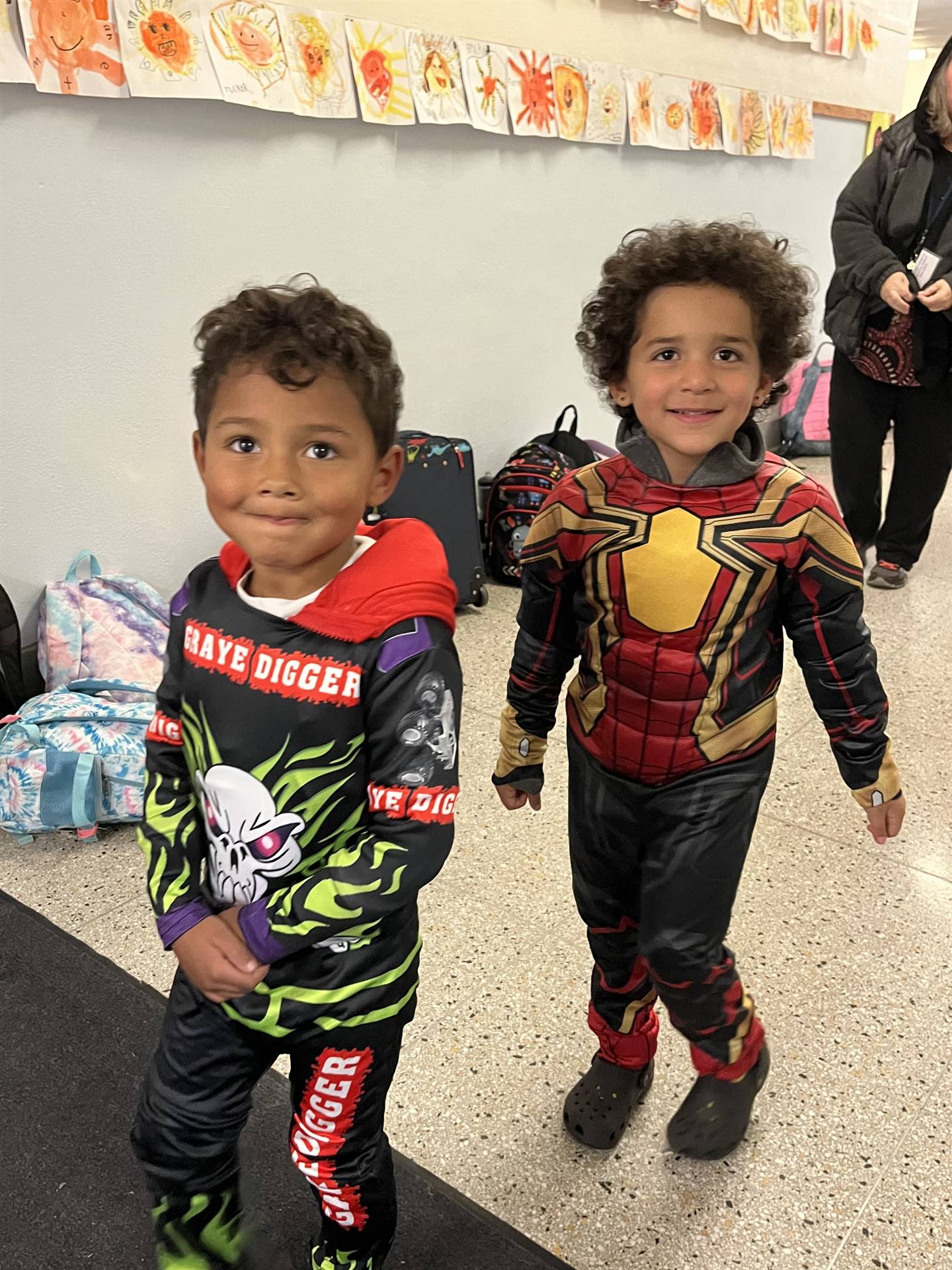 2 students dressed up for halloween