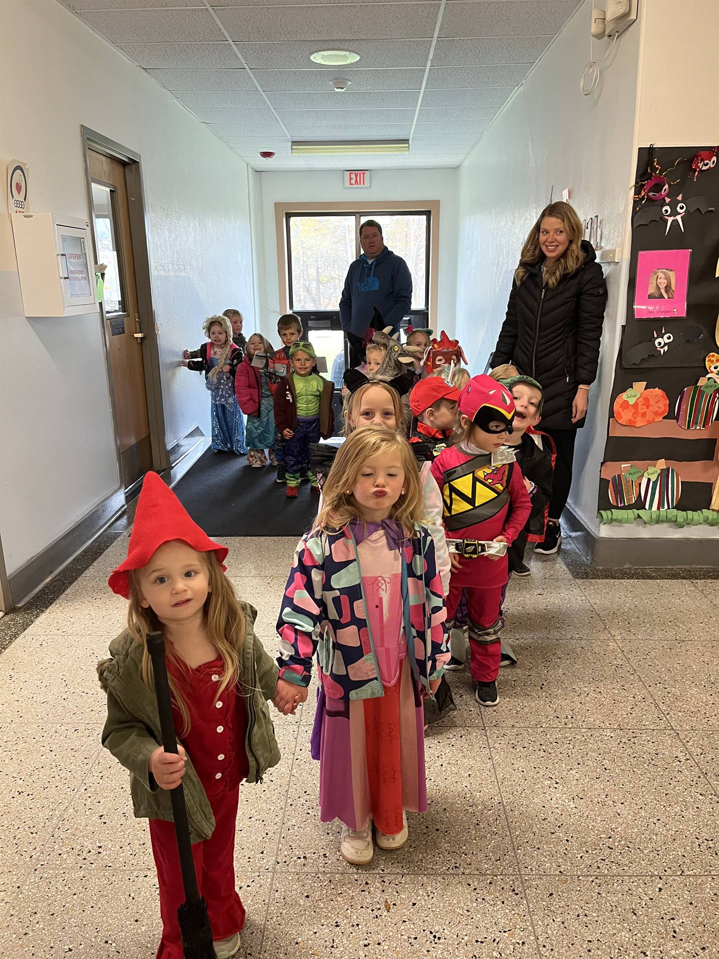 group of students dressed up for Halloween