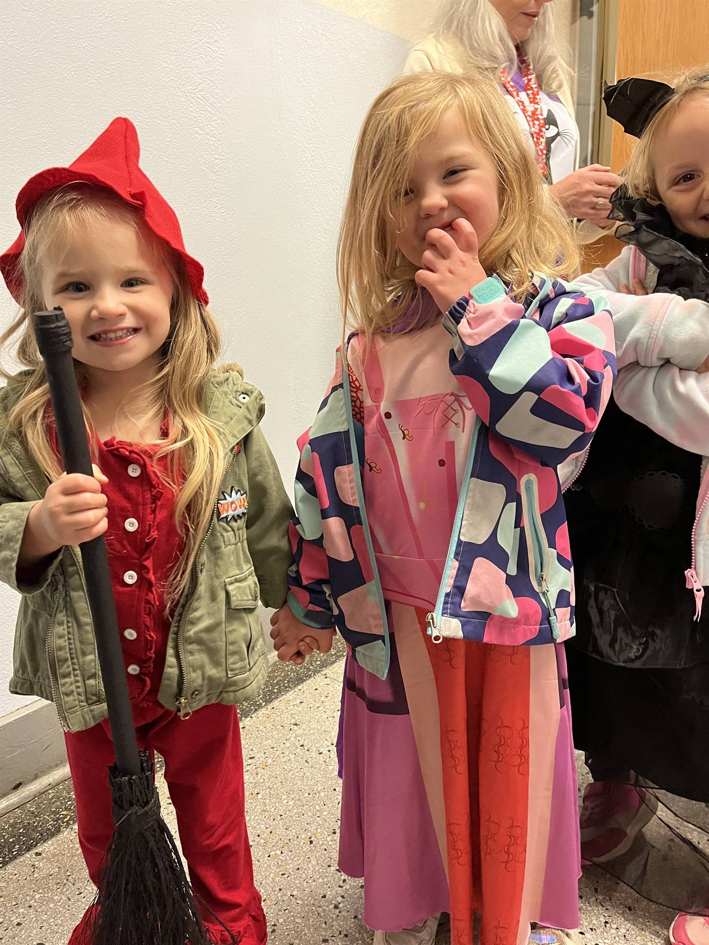 group of 2 students dressed up for Halloween