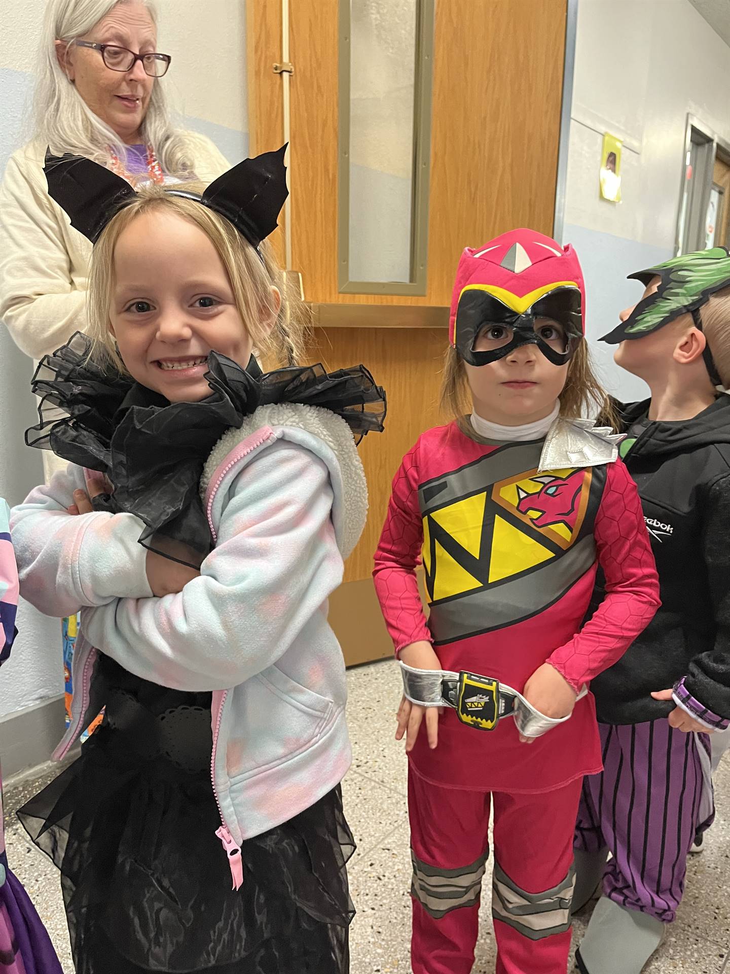 2 students dressed up for halloween 