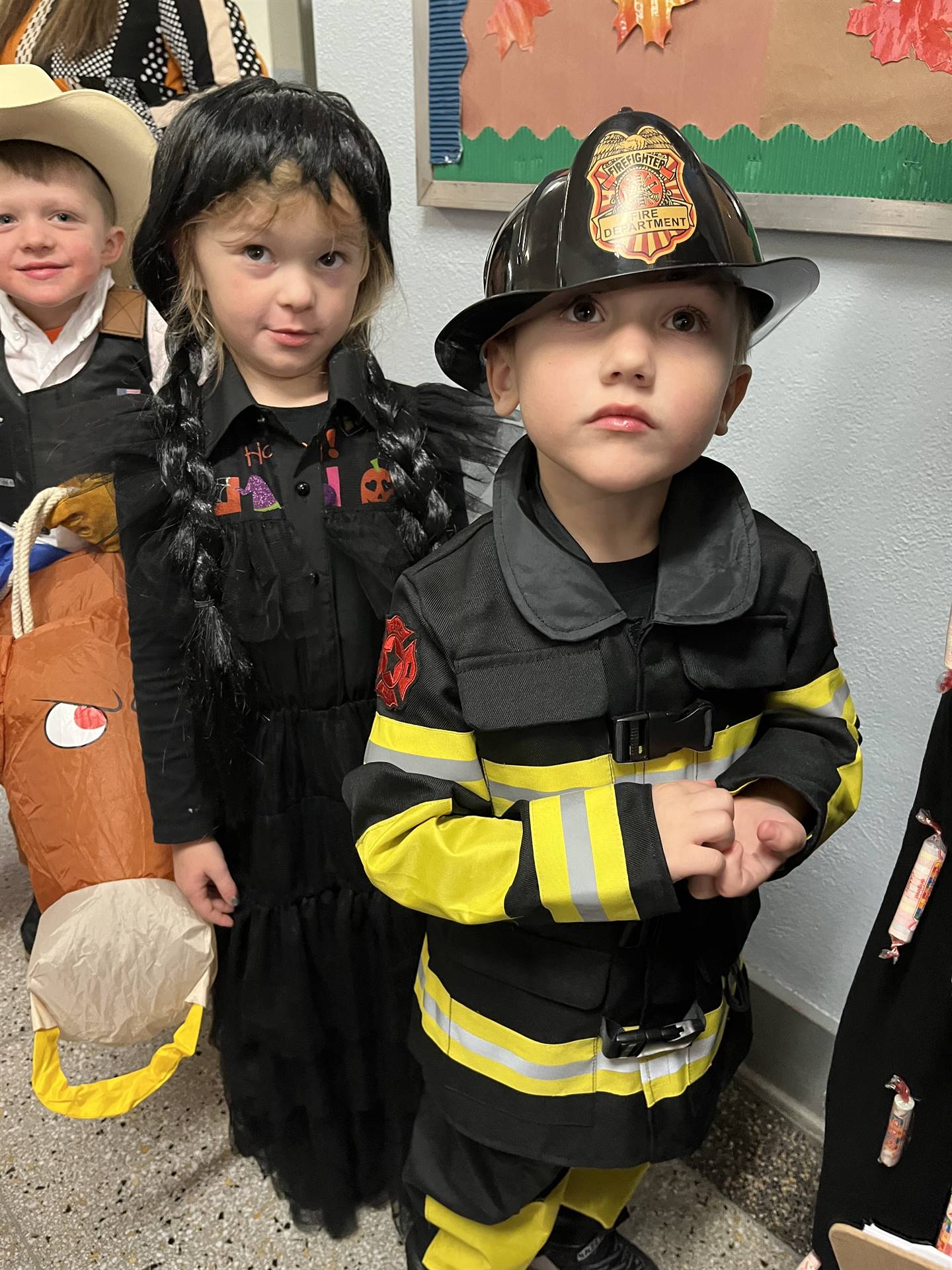 group of students dressed up for Halloween